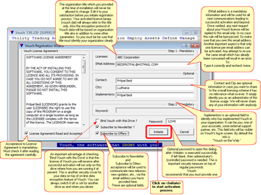 Once all fields are filled then click on <Initiate> button.